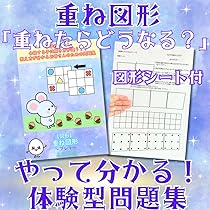 重ね図形問題集～プレ1｜特許取得の小学校受験自宅学習専用教材のえ